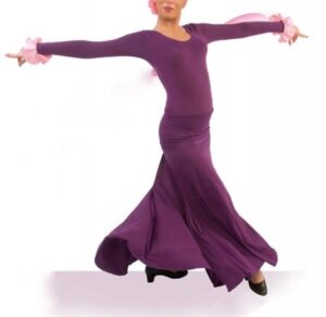 Falda quillas burdeos