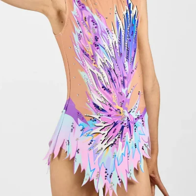 maillot Gimnasia Rítmica vinkova crepe