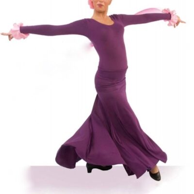 Falda quillas burdeos