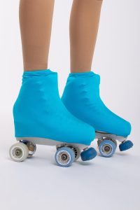 fundas patines turquesa