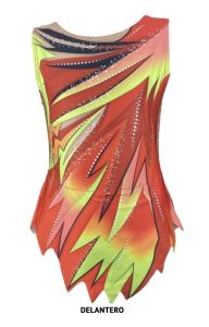 maillot-gimnasia-rítmica-sublimación-ROJO