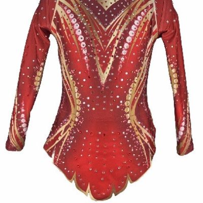 maillot sublimado tonos rojos